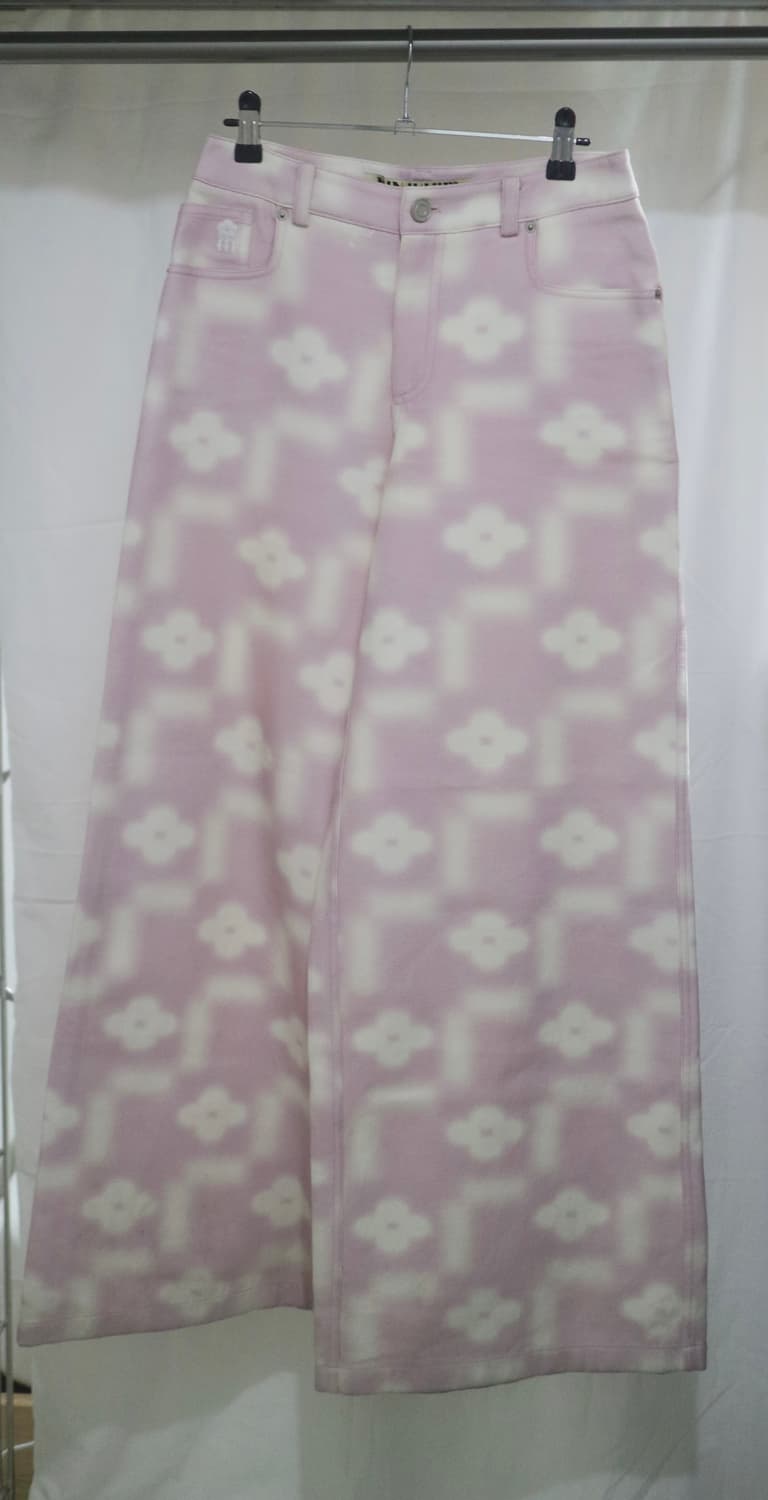 MINJUKIM BARI FLOWER PRINT DENIM WIDE PA 상품이미지4