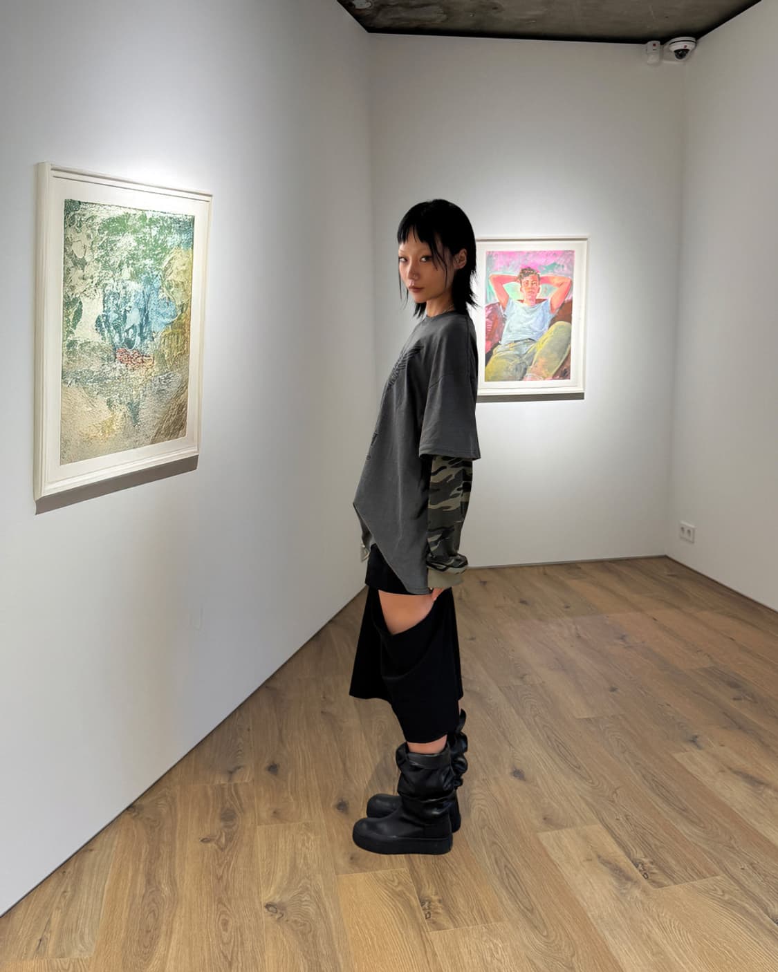 베이닝 미디스커트 상품이미지4