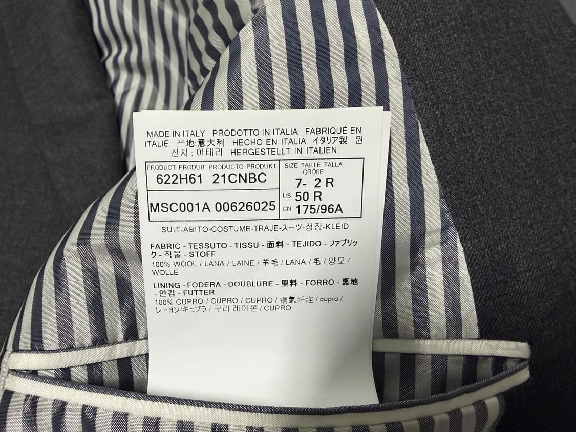톰브라운 클래식 수트 다크그레이 2사이즈 상품이미지7