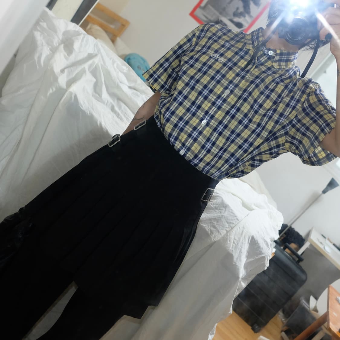 eYe 준야와타나베 꼼데가르송 반팔 셔츠 s 상품이미지6