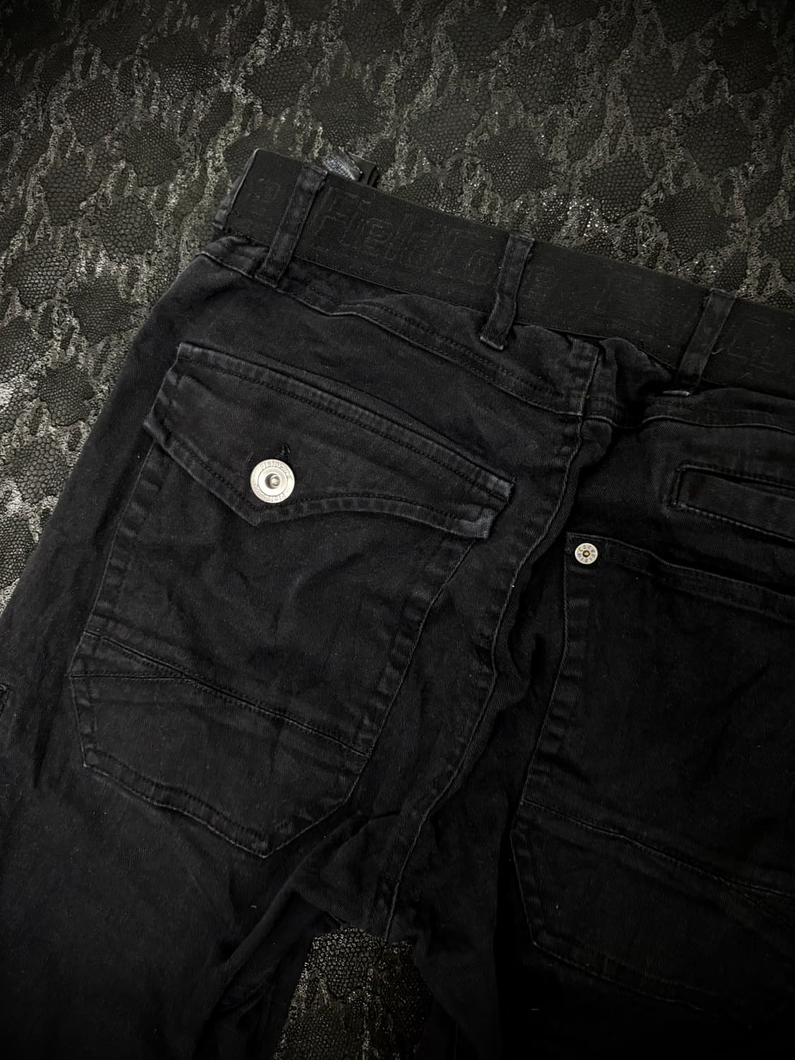 “Roshell” V-Kei Black Chic Pants 상품이미지2