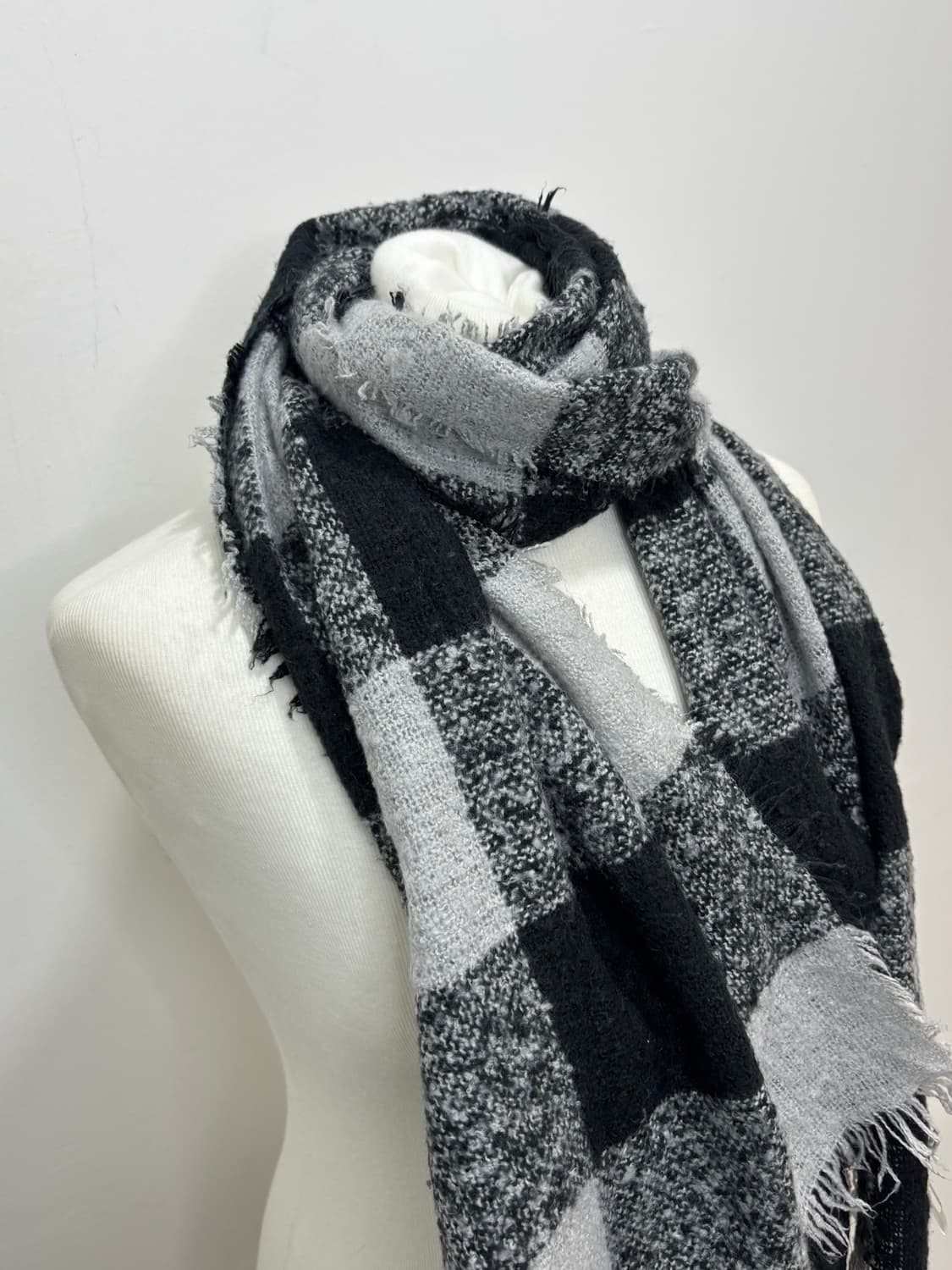 Beams Boy 빔즈 체크 머플러 목도리 상품이미지5