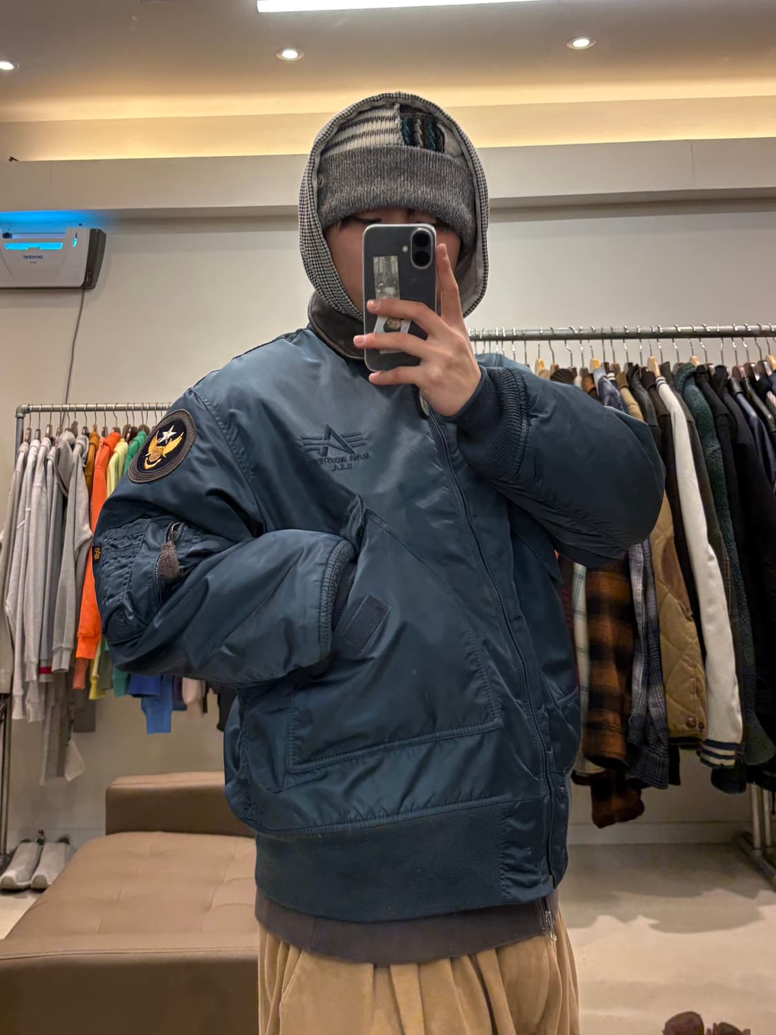 알파인더스트리 CWU-45/P ma-1 항공자켓 상품이미지8