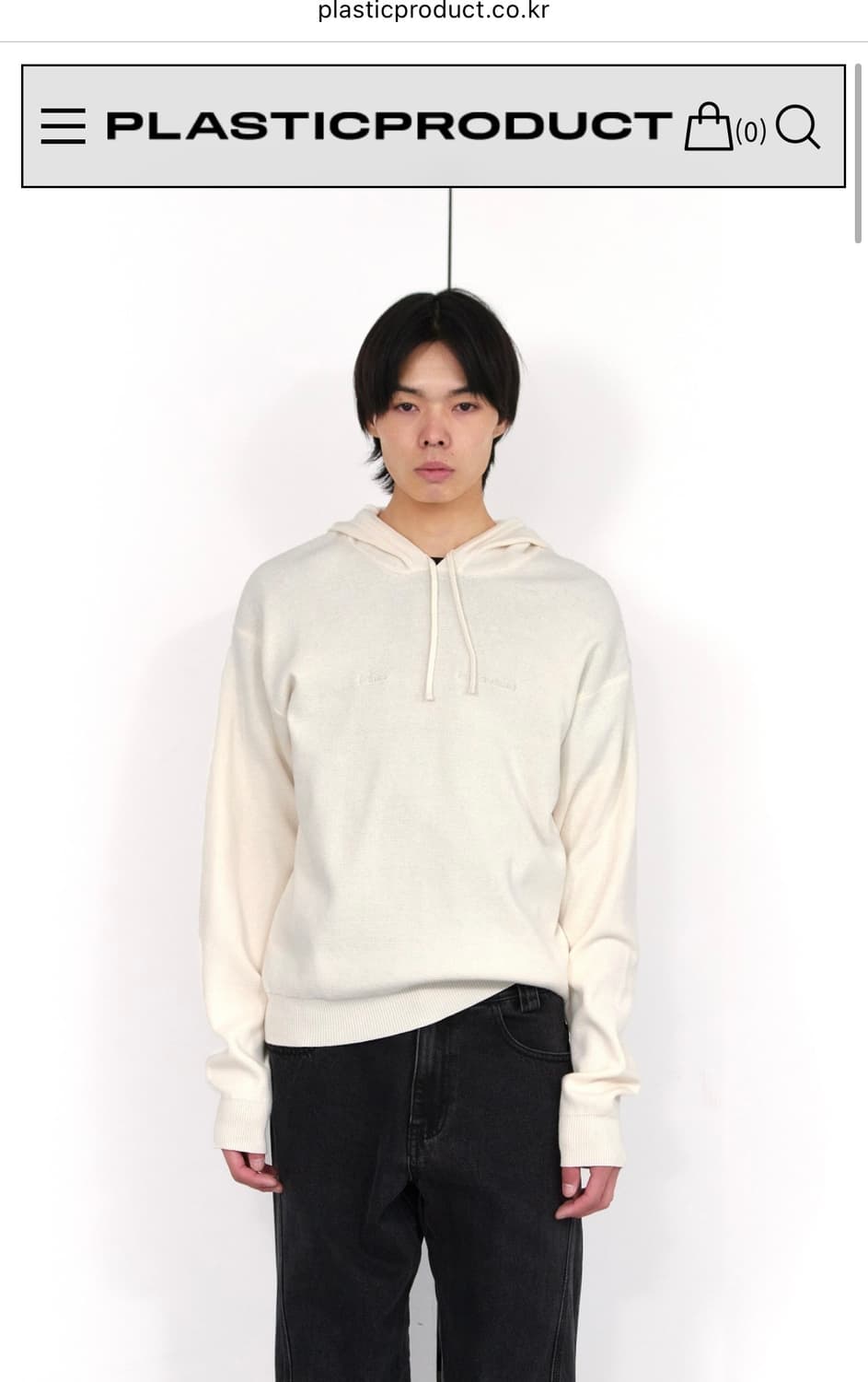 새상품 플라스틱프로덕트 speed ctrl knit jumper M 상품이미지1