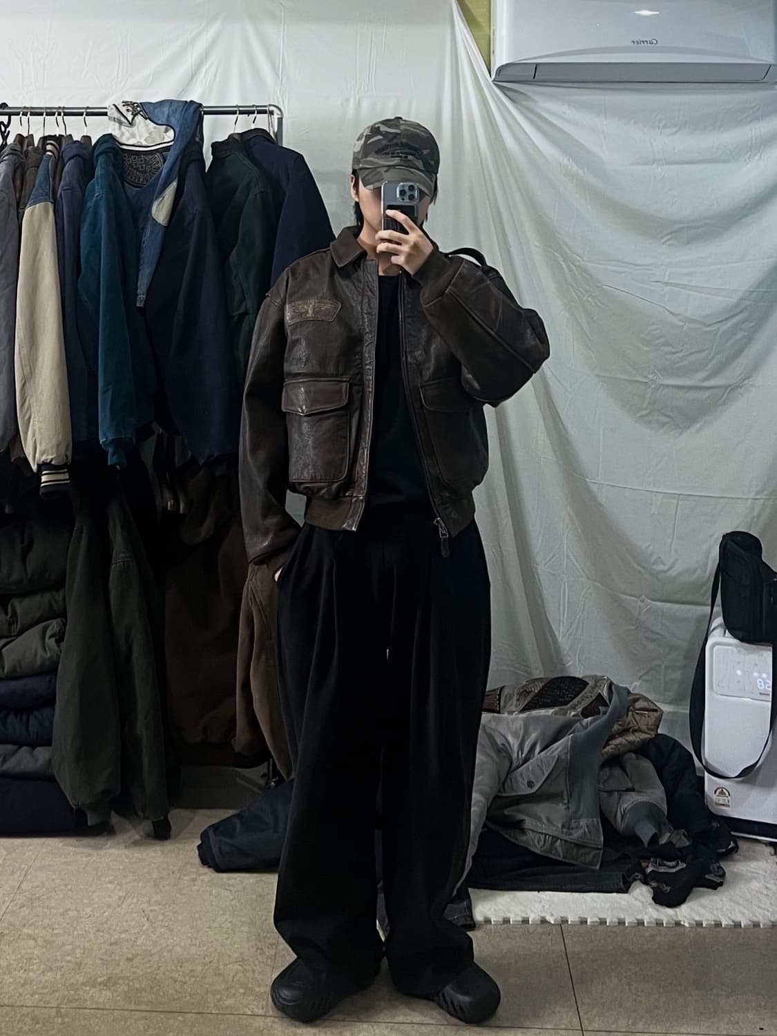 아비렉스 A-2 가죽자켓 상품이미지3