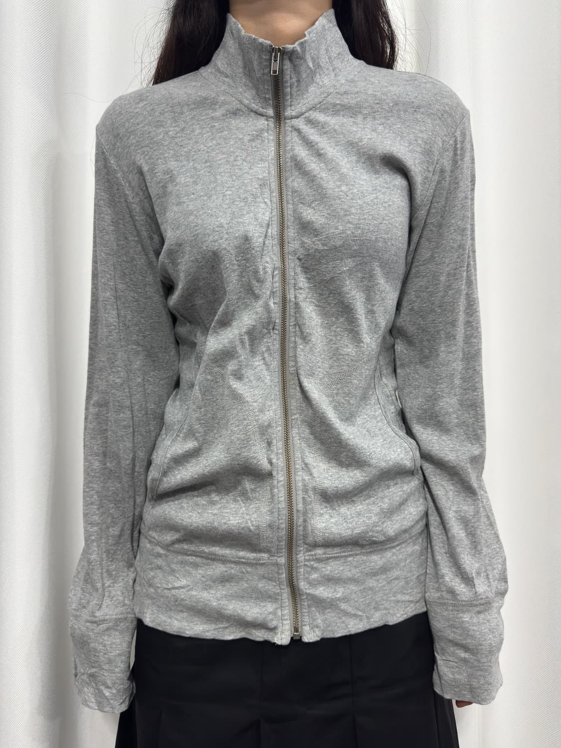 gray zipup 상품이미지1