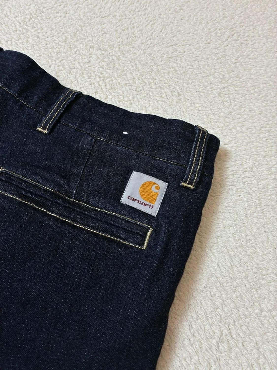 칼하트 시드 SID 스트레이트 진청 데님 팬츠 PN7956 상품이미지3