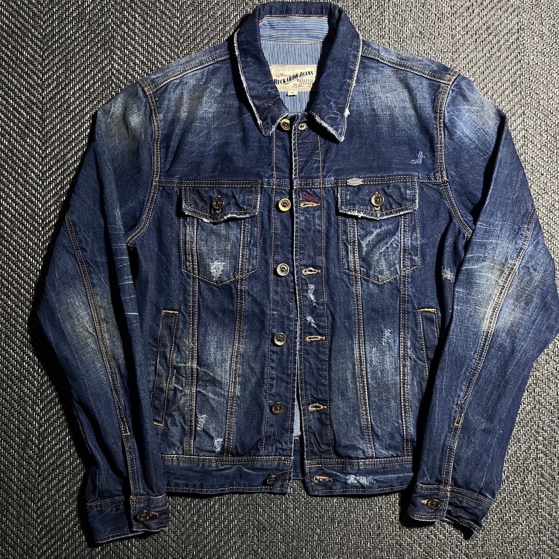 [M] BUCKAROO 버커루 디스 데님 청자켓 상품이미지2
