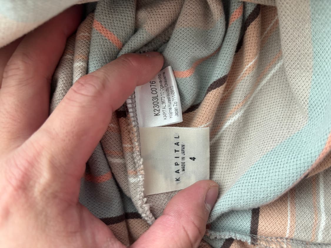 [4] 캐피탈 멀티 스트라이프 폴로 티셔츠 카라티 상품이미지6