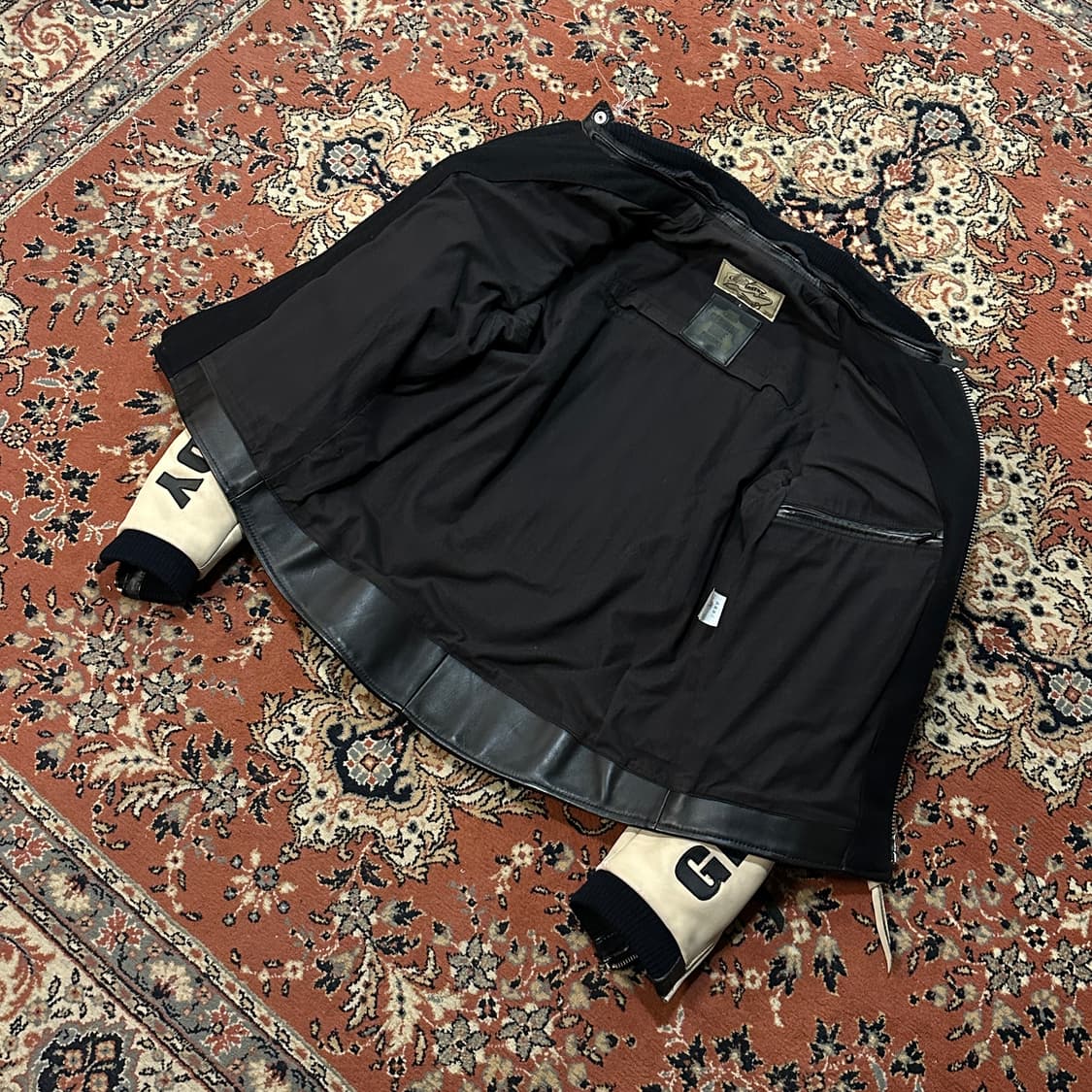 GREEDY 그리디 재팬 소가죽 라이더 자켓 (L) 상품이미지6