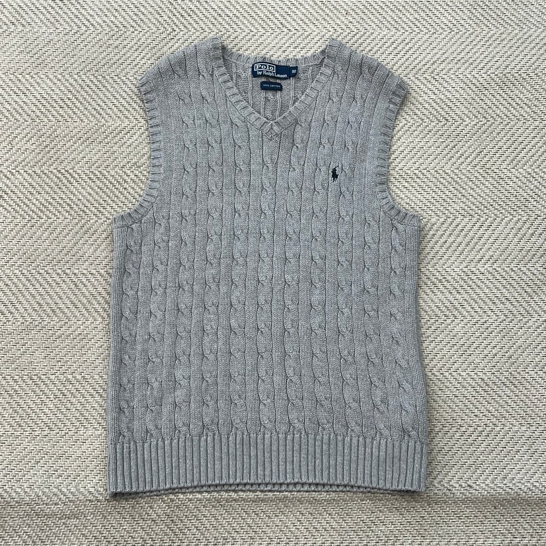 폴로 랄프로렌 꽈배기 니트베스트 r3533 상품이미지1