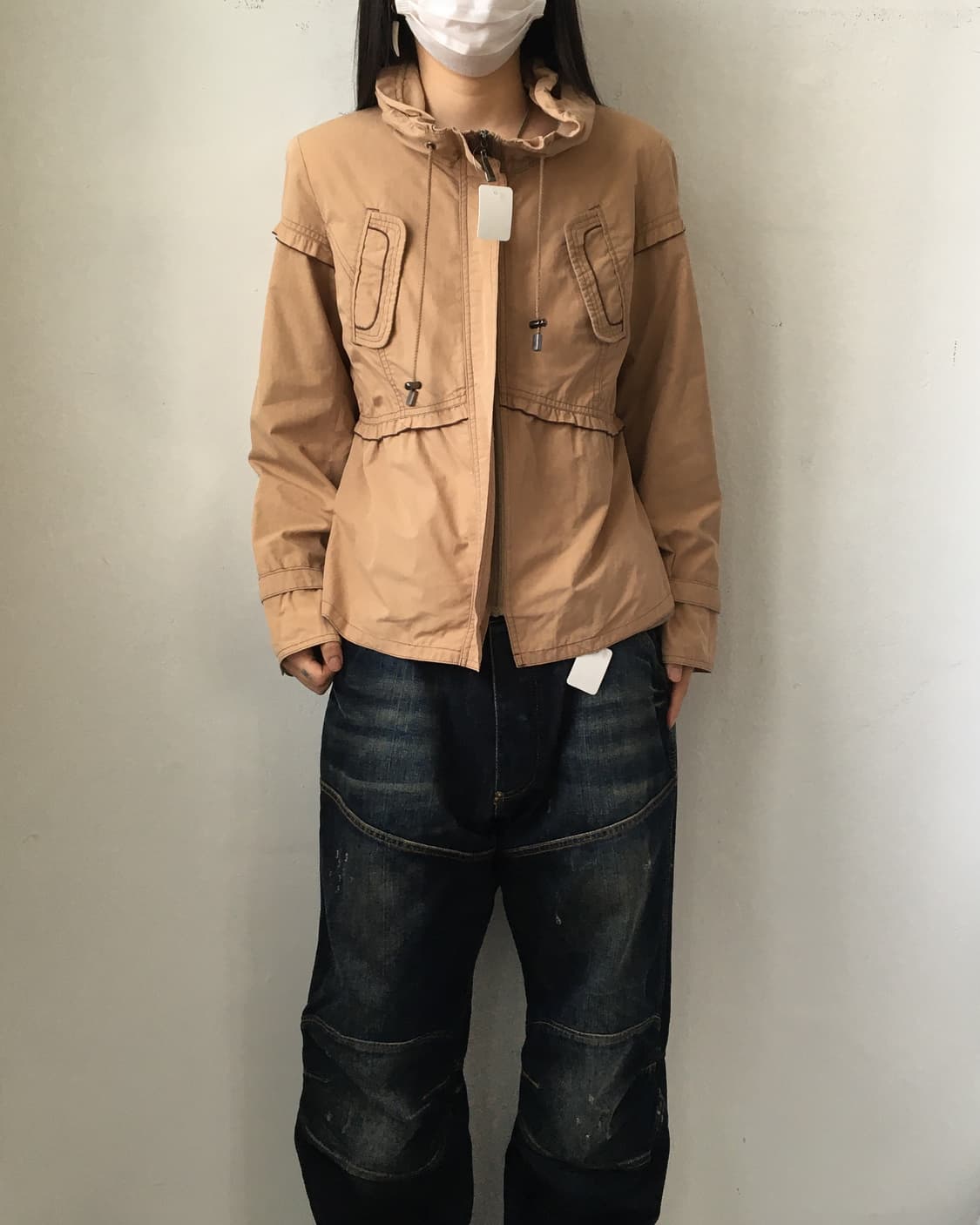 Neck line point jacket 상품이미지1