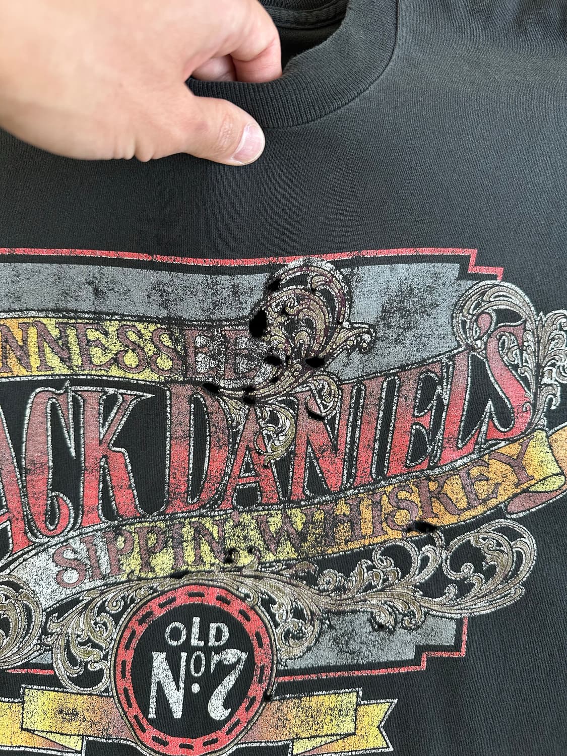 90s 빈티지 잭다니엘 티셔츠 Jack Daniel's 상품이미지4