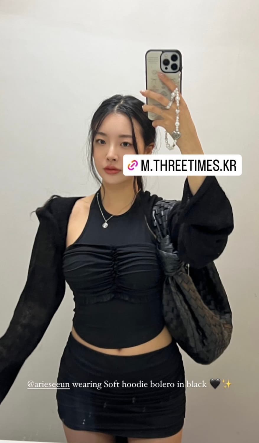 쓰리타임즈 슬리브리스 워머 탑 상품이미지2