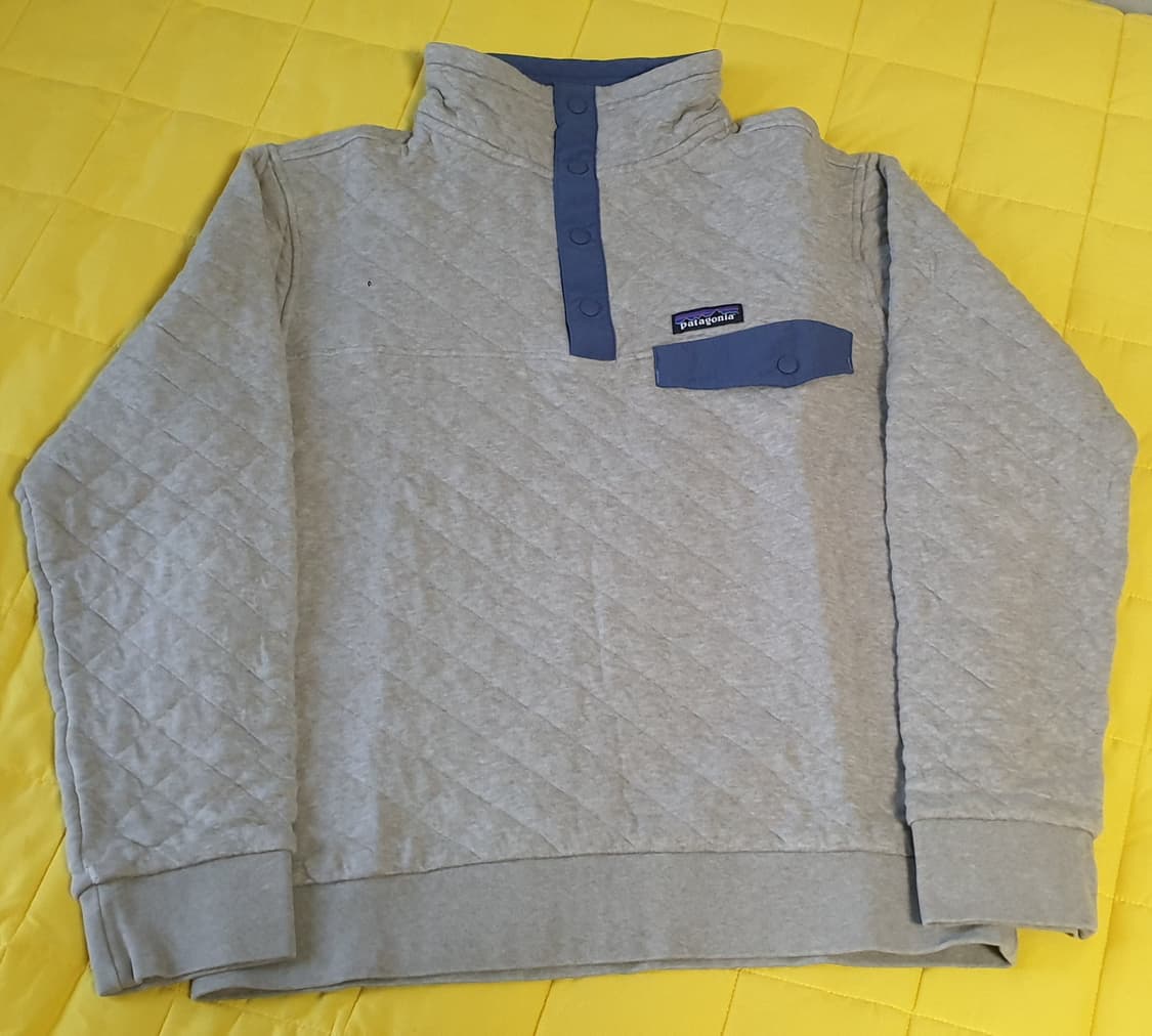 파타고니아 오가닉 코튼 퀼트 스냅-t 풀오버 스웨터 S 상품이미지1