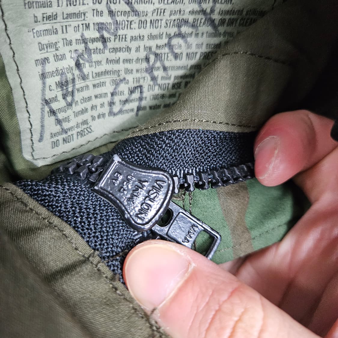 미군 우드랜드 고어텍스 파카 XS R 상품이미지6