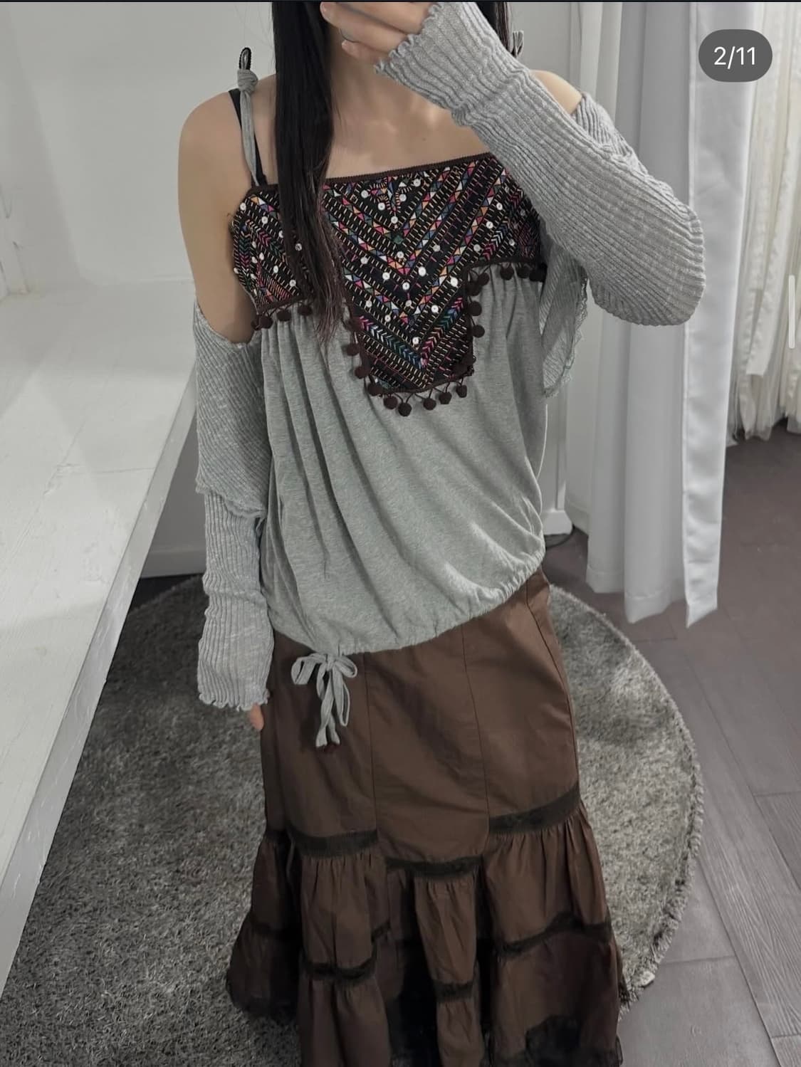 ethnic sleeveless 상품이미지1