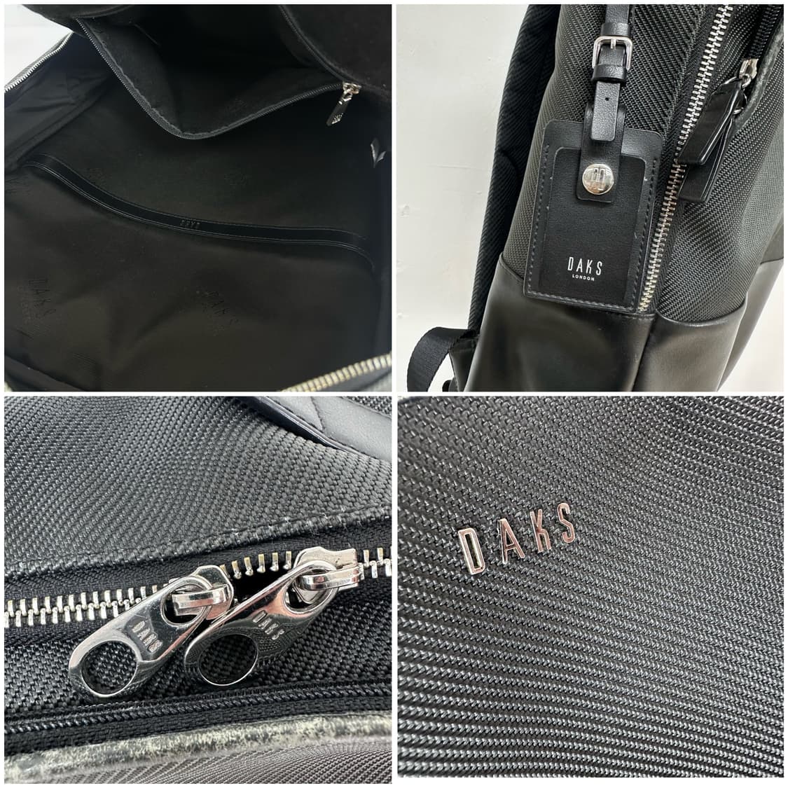 DAKS 닥스 레더 배색 비즈니즈 백팩 가방 상품이미지9