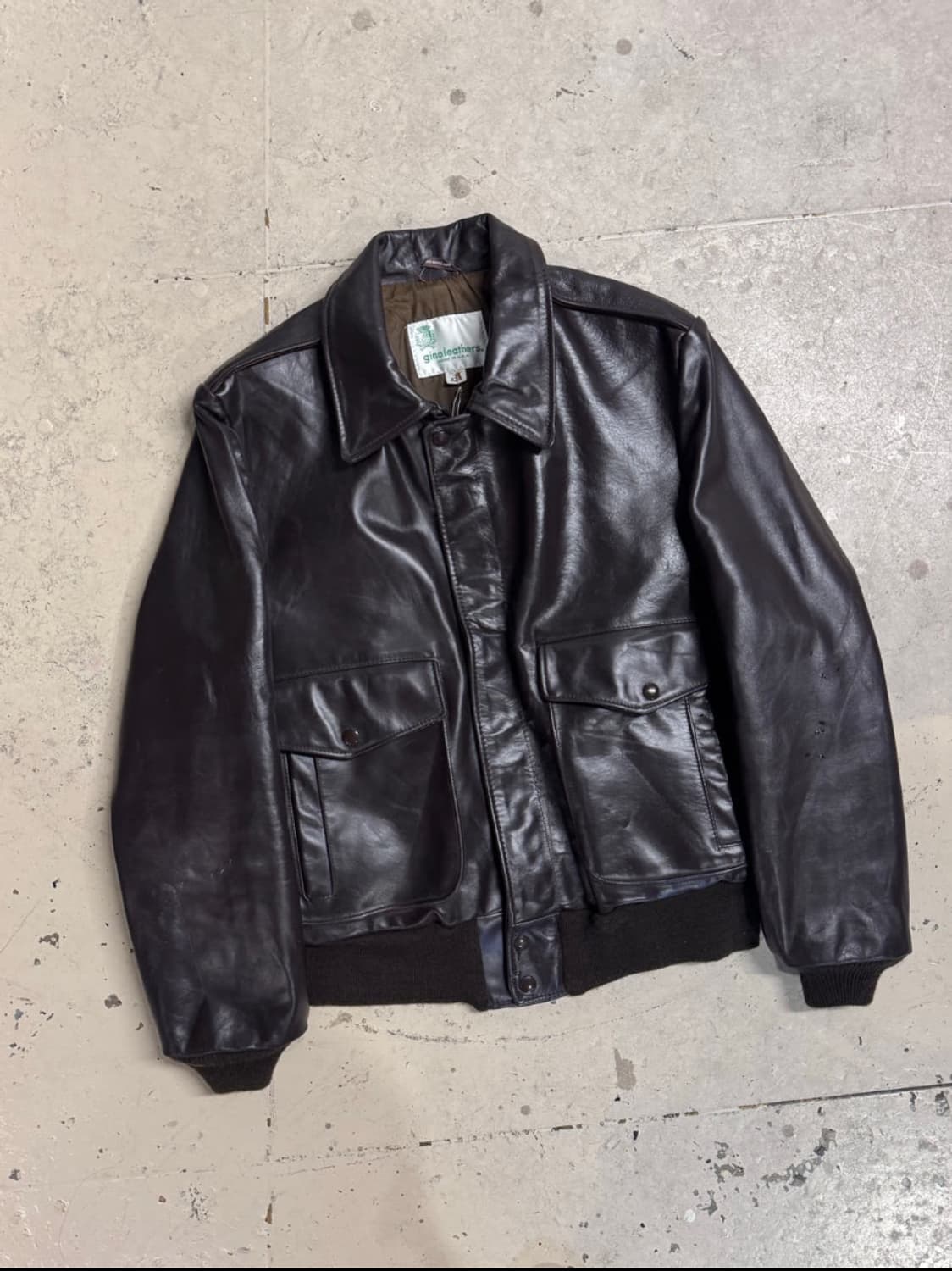 가죽자켓 브라운 상품이미지1