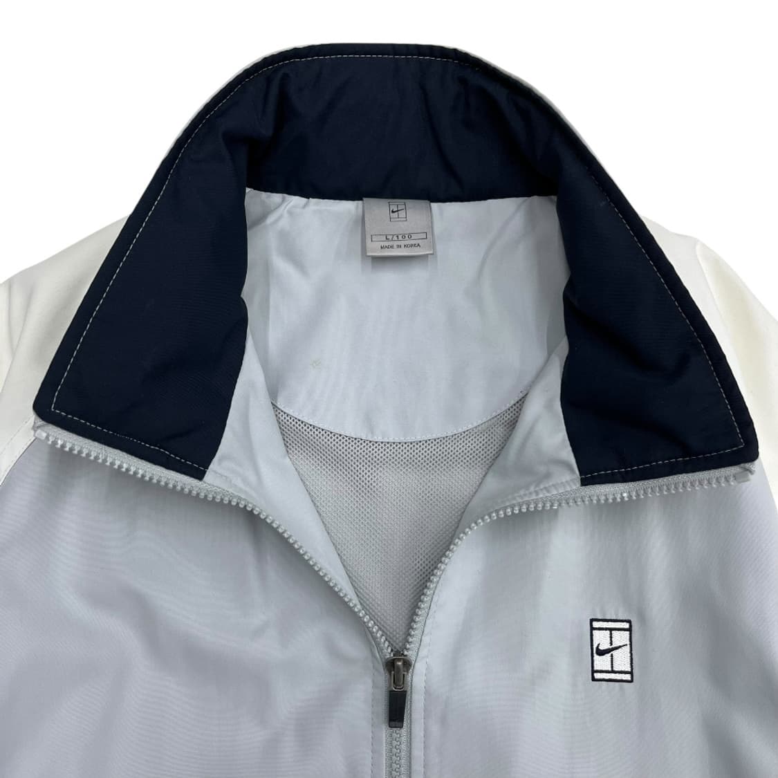 나이키 00s 테니스로고 스카이블루 바람막이 L 상품이미지4