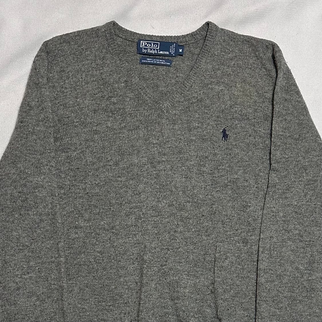 M 폴로랄프로렌 램스울 브이넥 니트 상품이미지1