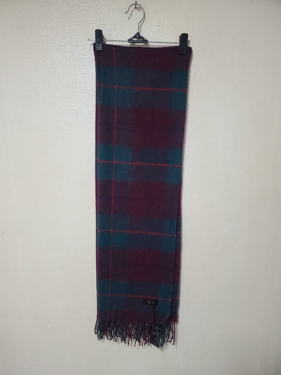 새상품 닥스 체크 울 머플러 상품이미지1