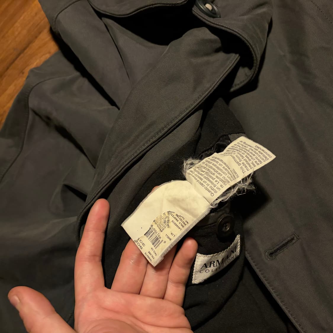 Armani collezioni 밀리티리 버튼 코트 상품이미지7