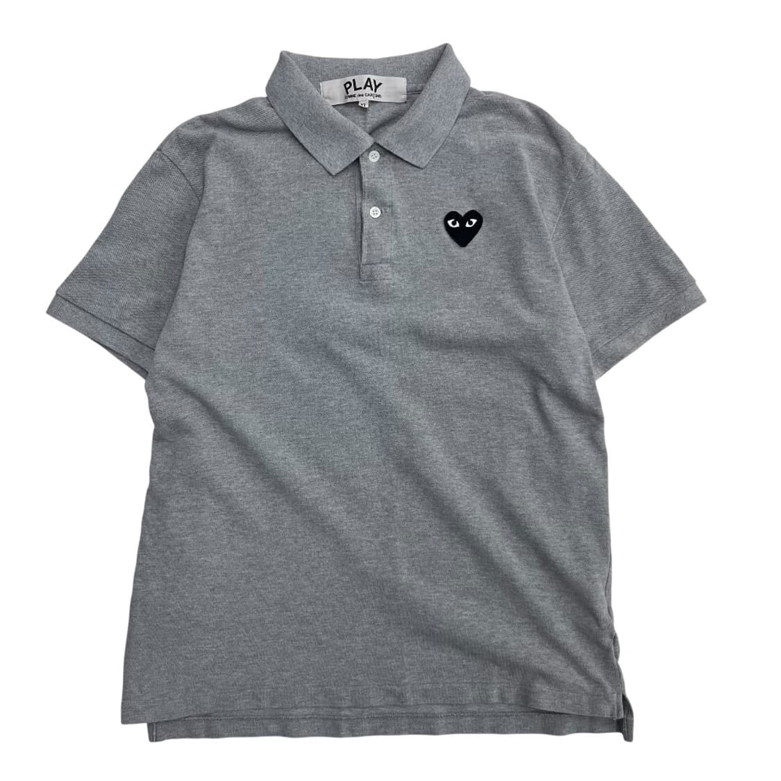 꼼데가르송 블랙 하트와펜 그레이 pk티 XL 상품이미지2