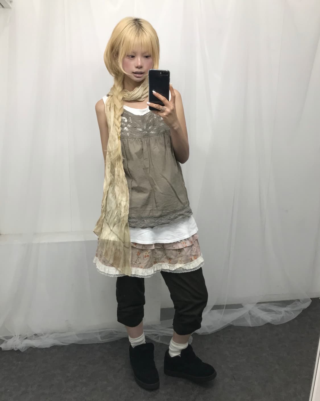 ✿뮤트 여름 소녀 카프리 하구미 코이세이오깔 코디set ✿ 상품이미지3
