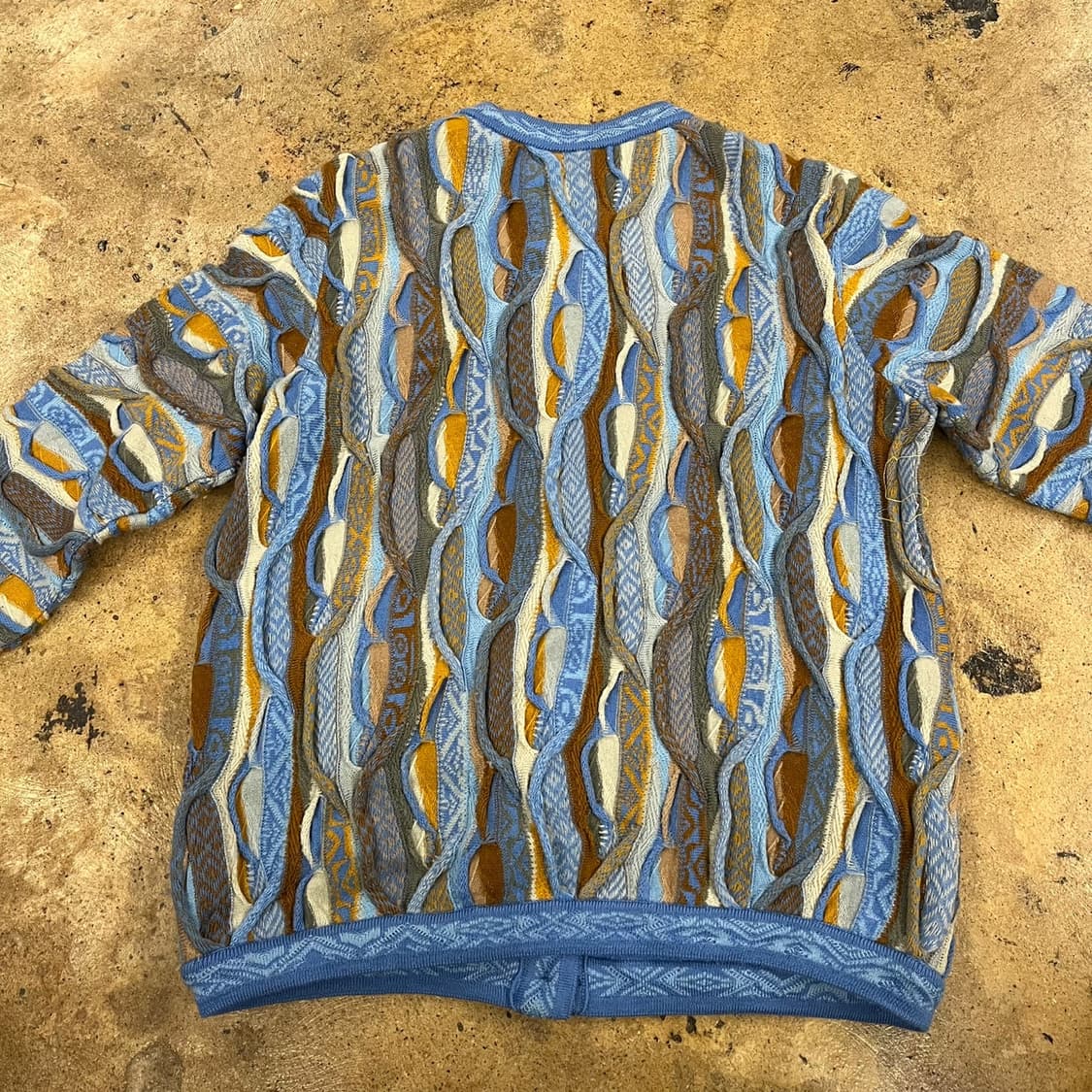 [정품/S] COOGI 컬러풀 니트 가디건 b14 상품이미지4