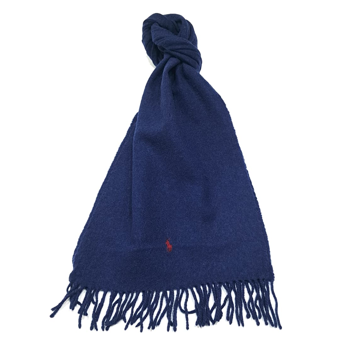 MX463 폴로 스코틀랜드판 램스울 레드포니 네이비 머플러 목도리 상품이미지1