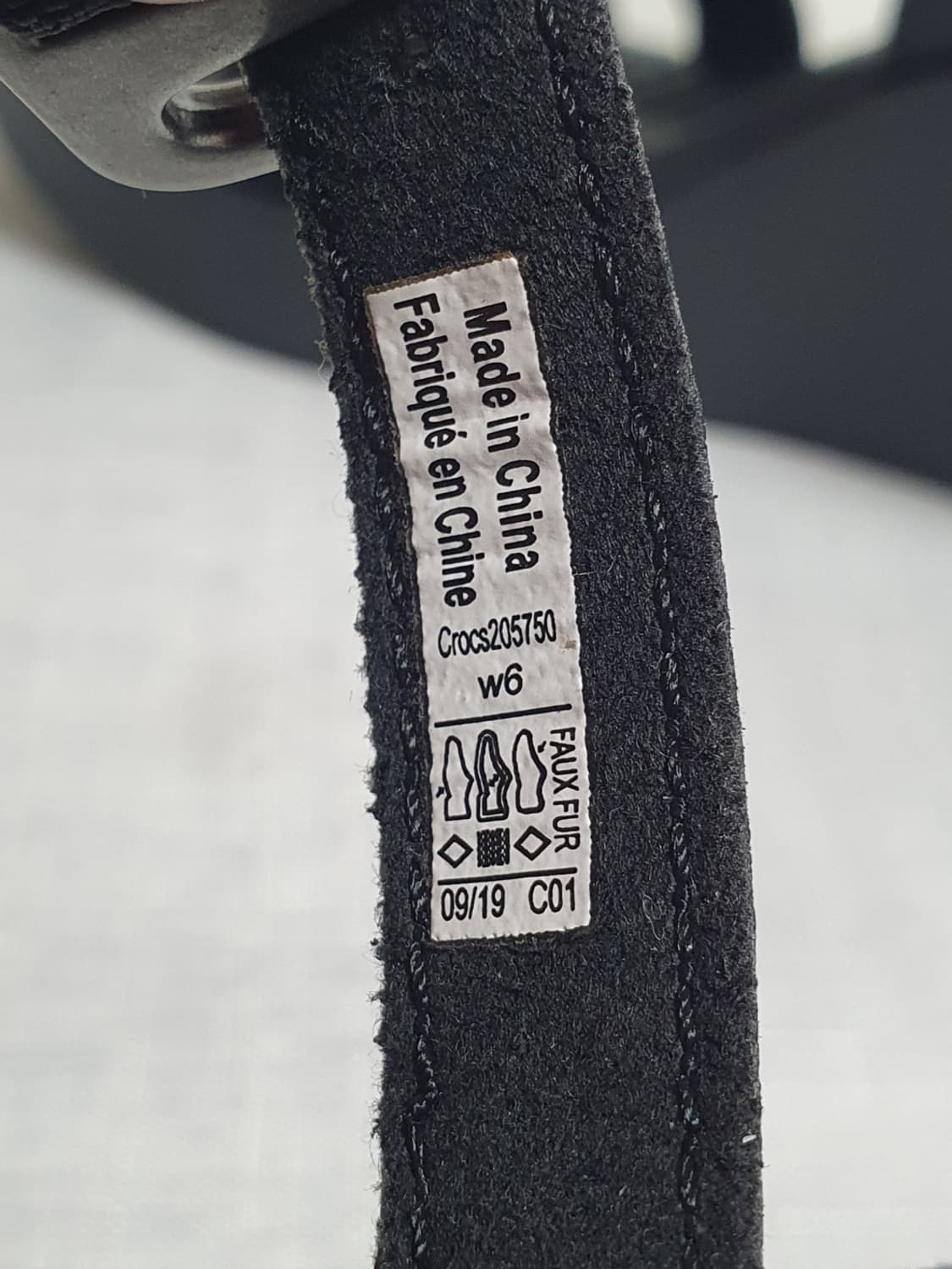 230mm 크록스 레이 웨지 샌들 블랙 상품이미지9