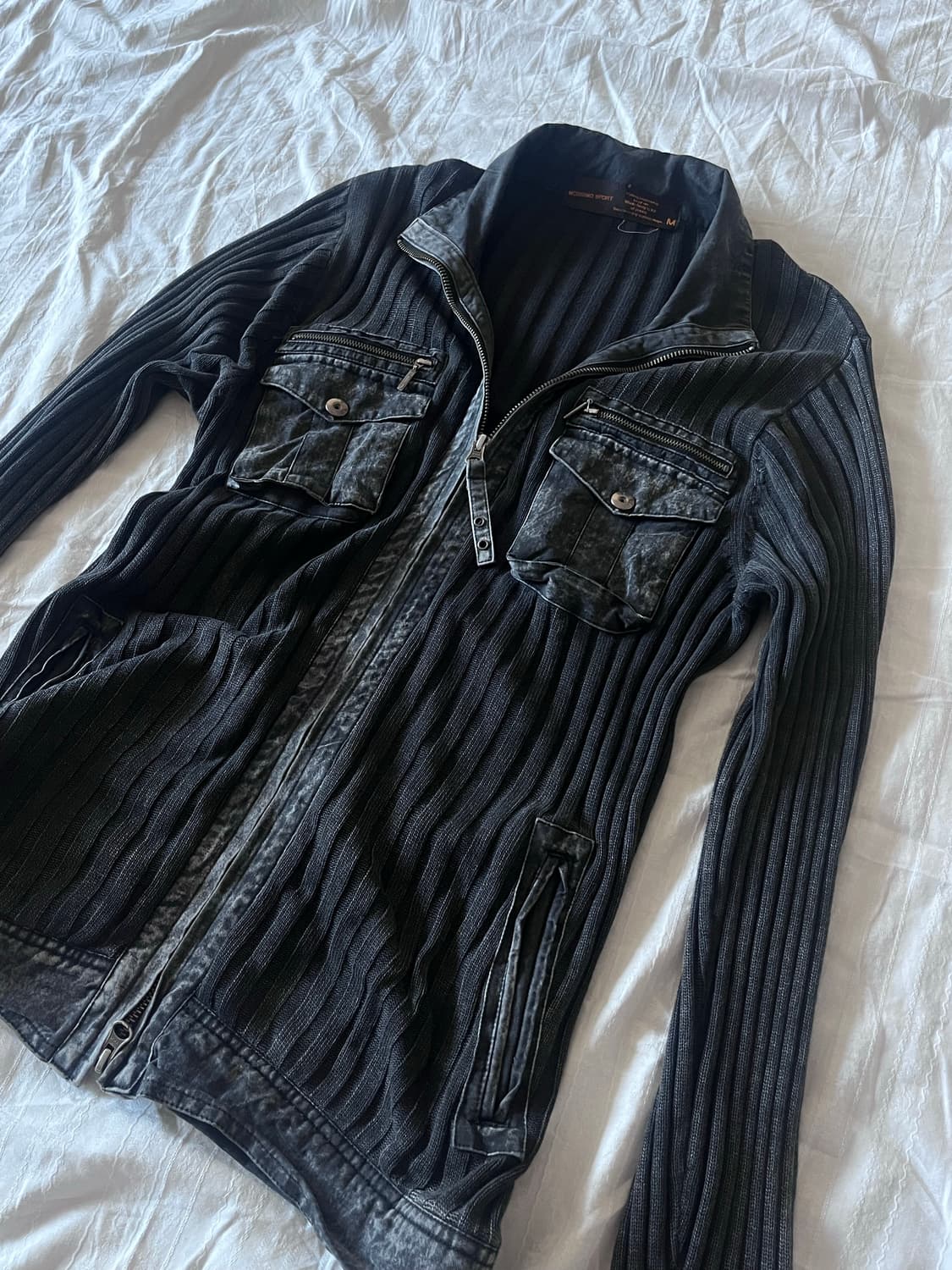 vintage knit zip up 상품이미지2