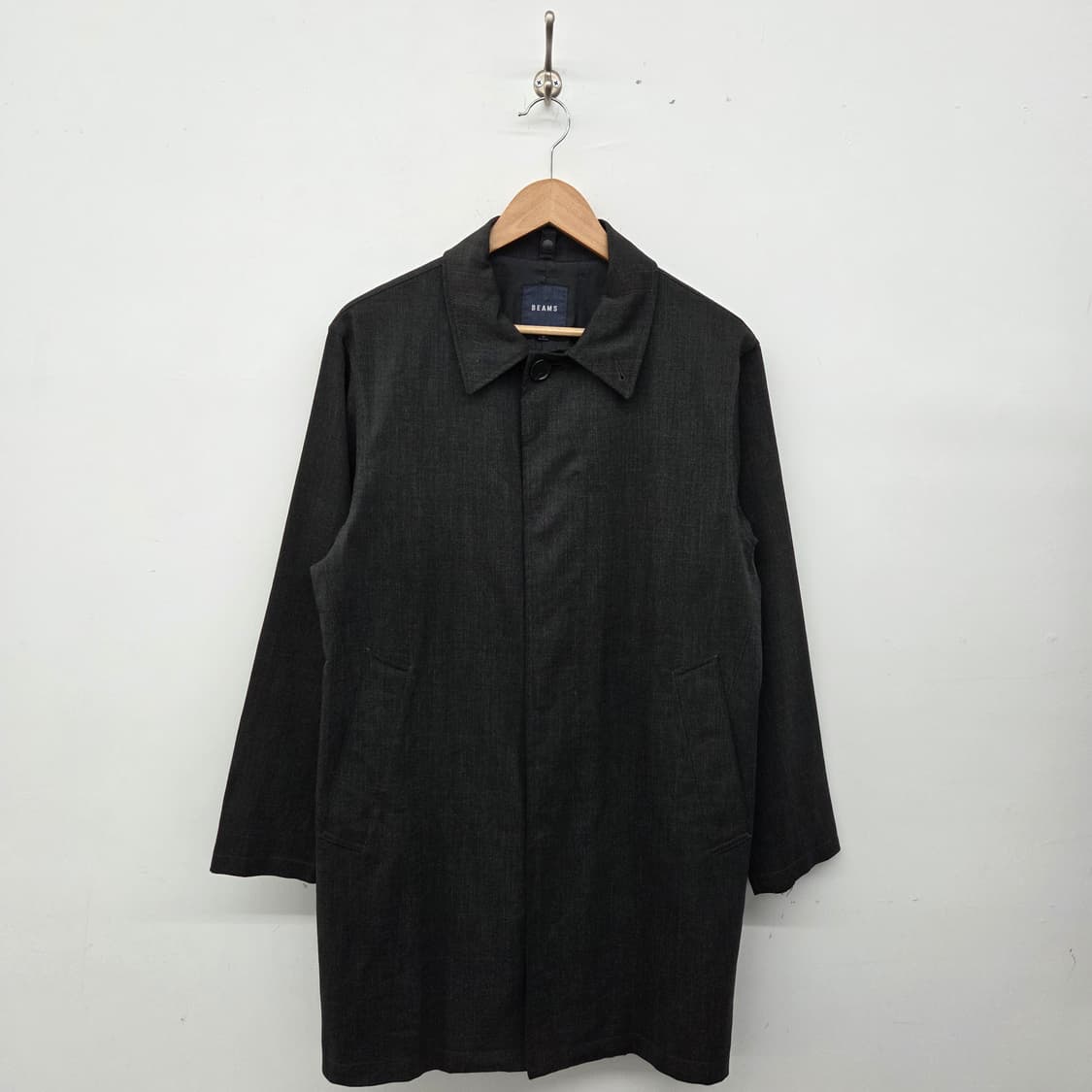 빔즈 BEAMS 차콜 트렌치 코트 남s 상품이미지1