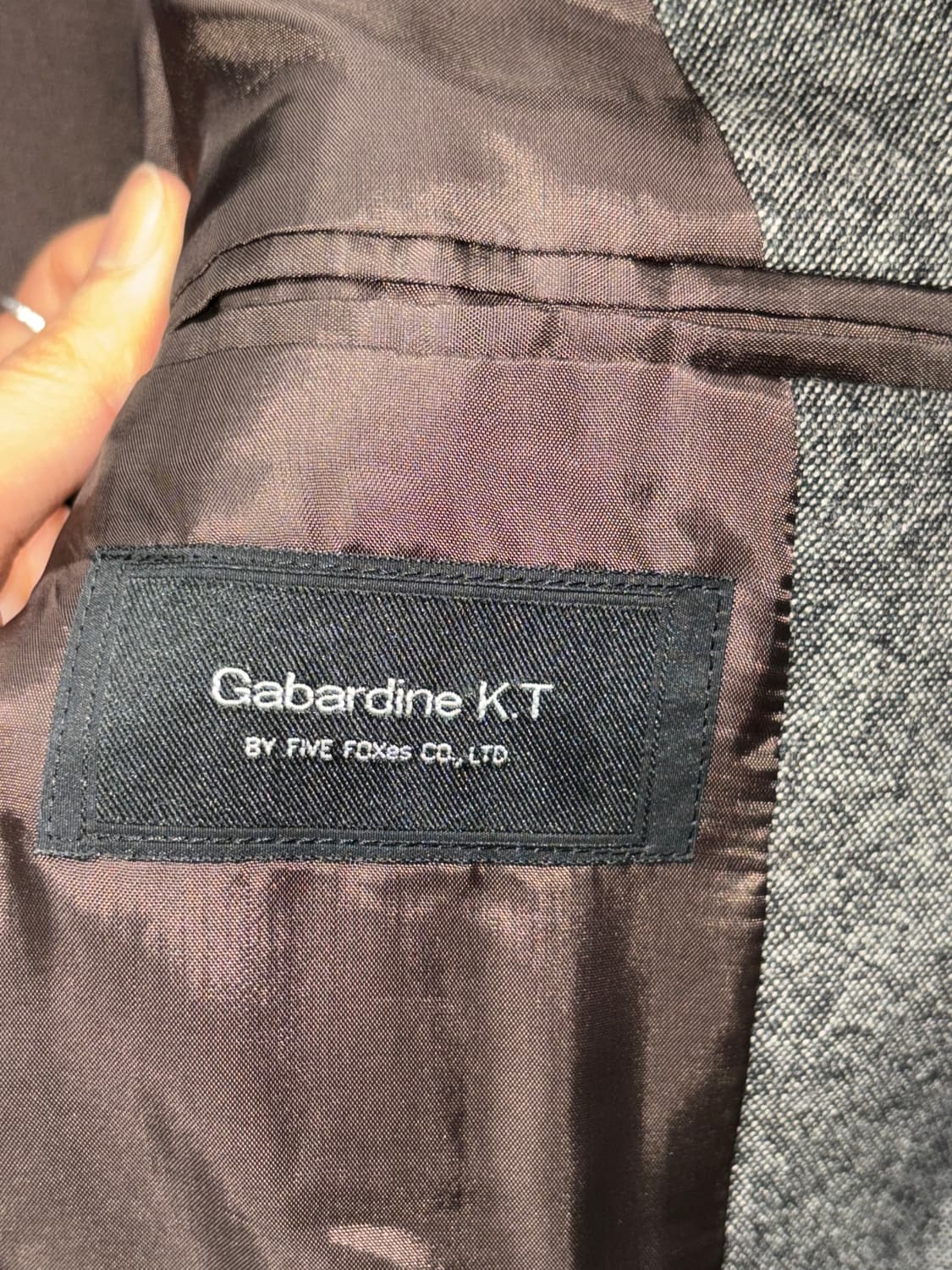 Gabardine k.t 퍼 울자켓 상품이미지8