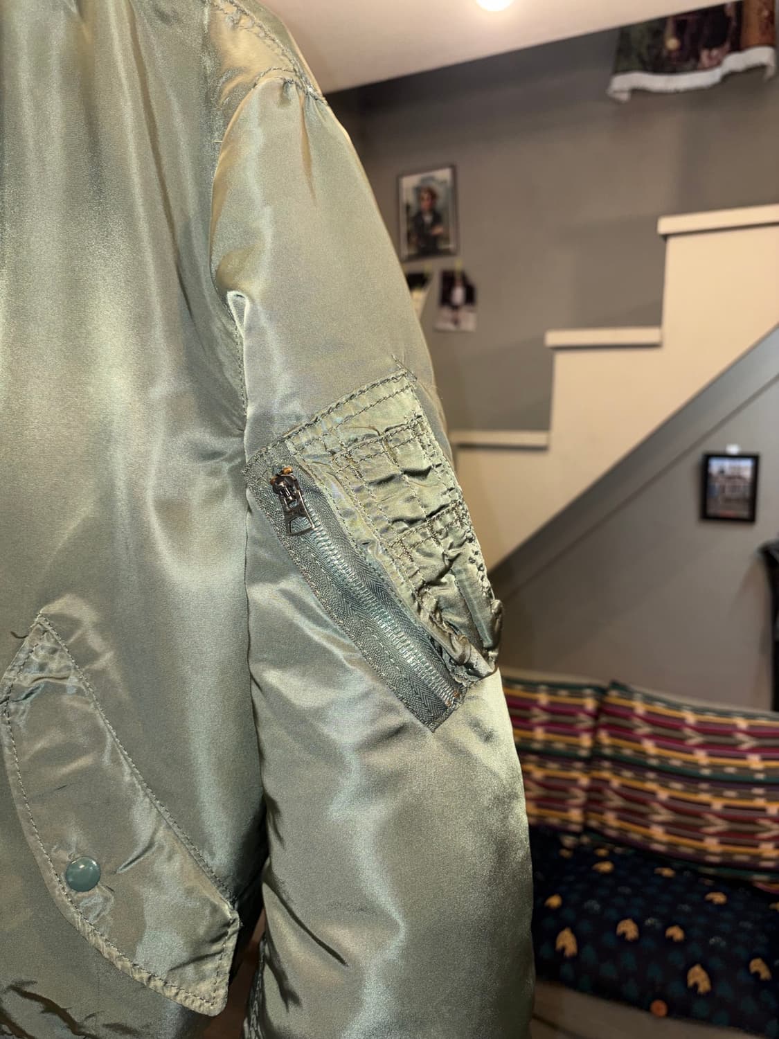 90’s Alpha Industries Ma-1 USA jacket 상품이미지8