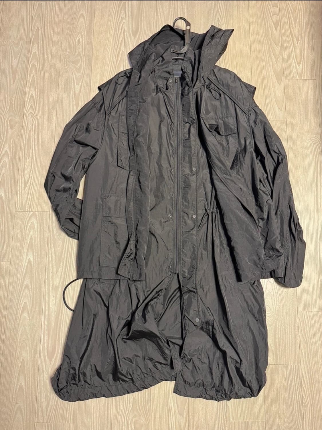 준지 레이어드 롱 윈드 브레이커 46 상품이미지6