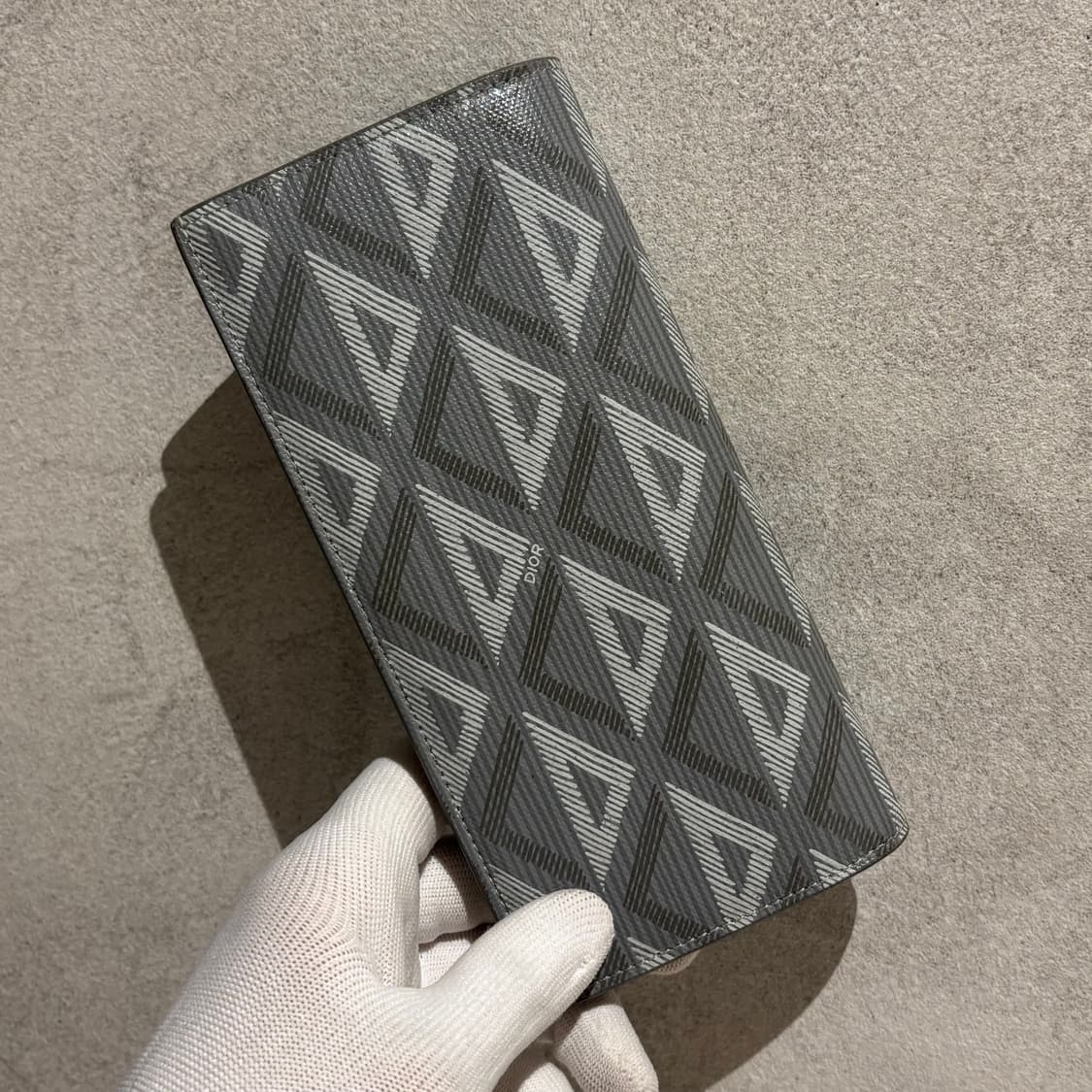 A+ OS사이즈 디올 CD 다이아 장지갑 그레이 감정서 구성 상품이미지2