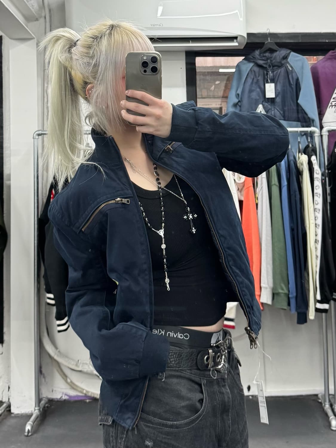 아르마니 익스체인지 코튼 투웨이 자켓 상품이미지3