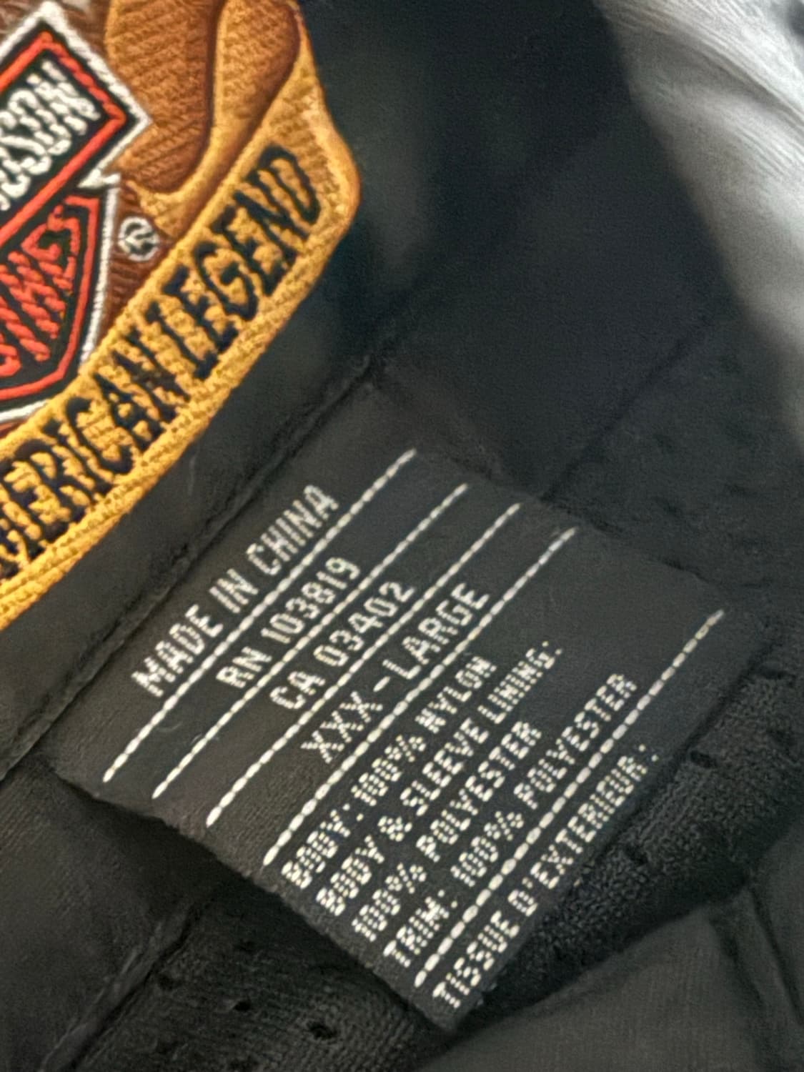 XXXL 할리데이비슨 ma-1 마원 모터사이클 자켓 상품이미지3