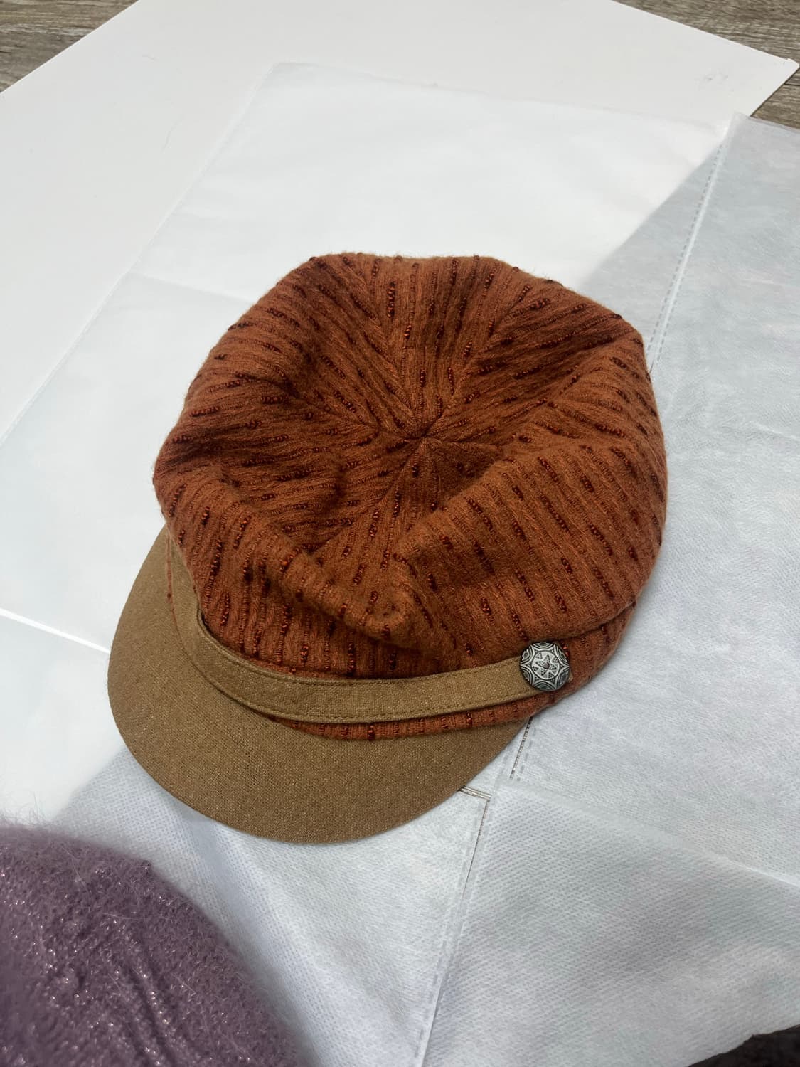 Corduroy Military Orange Cap 상품이미지2