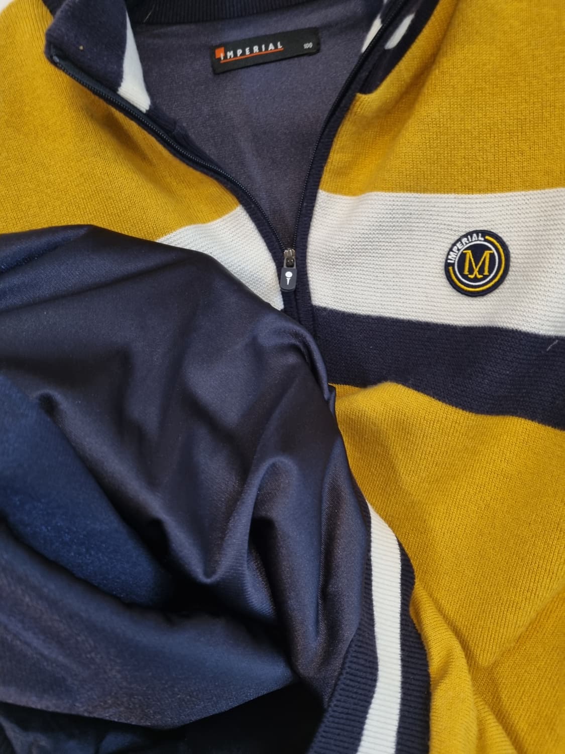 임페리얼 골프 방풍 반집업 니트 100 상품이미지5