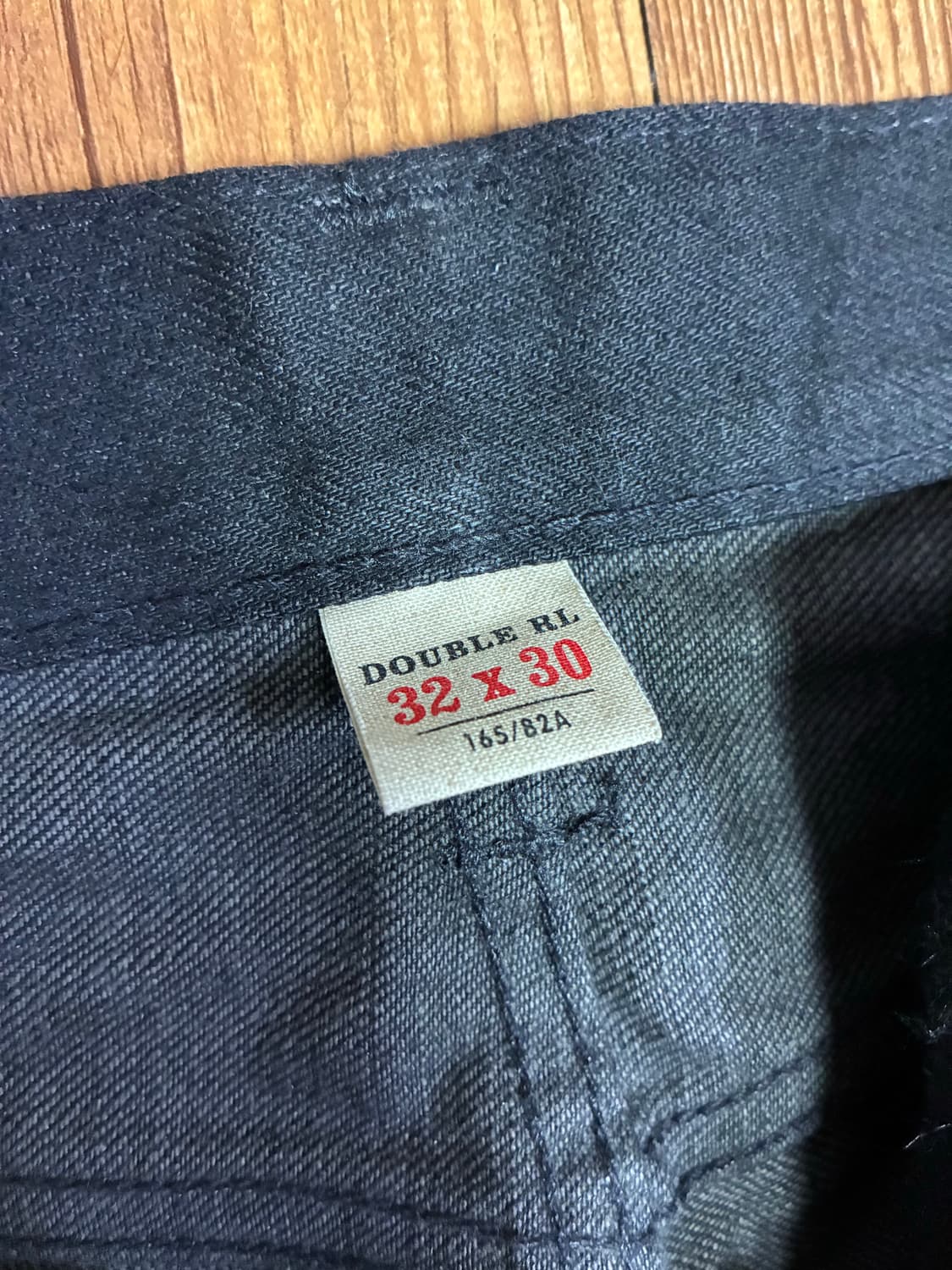 RRL 더블알엘 슬림핏 블랙 셀비지 진 청바지 32 x 30 상품이미지4