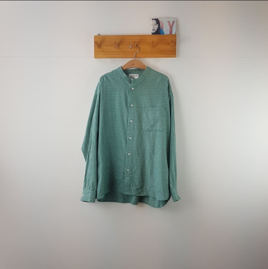 차오패닉 비에라 체크 밴드 카라 셔츠 상품이미지3