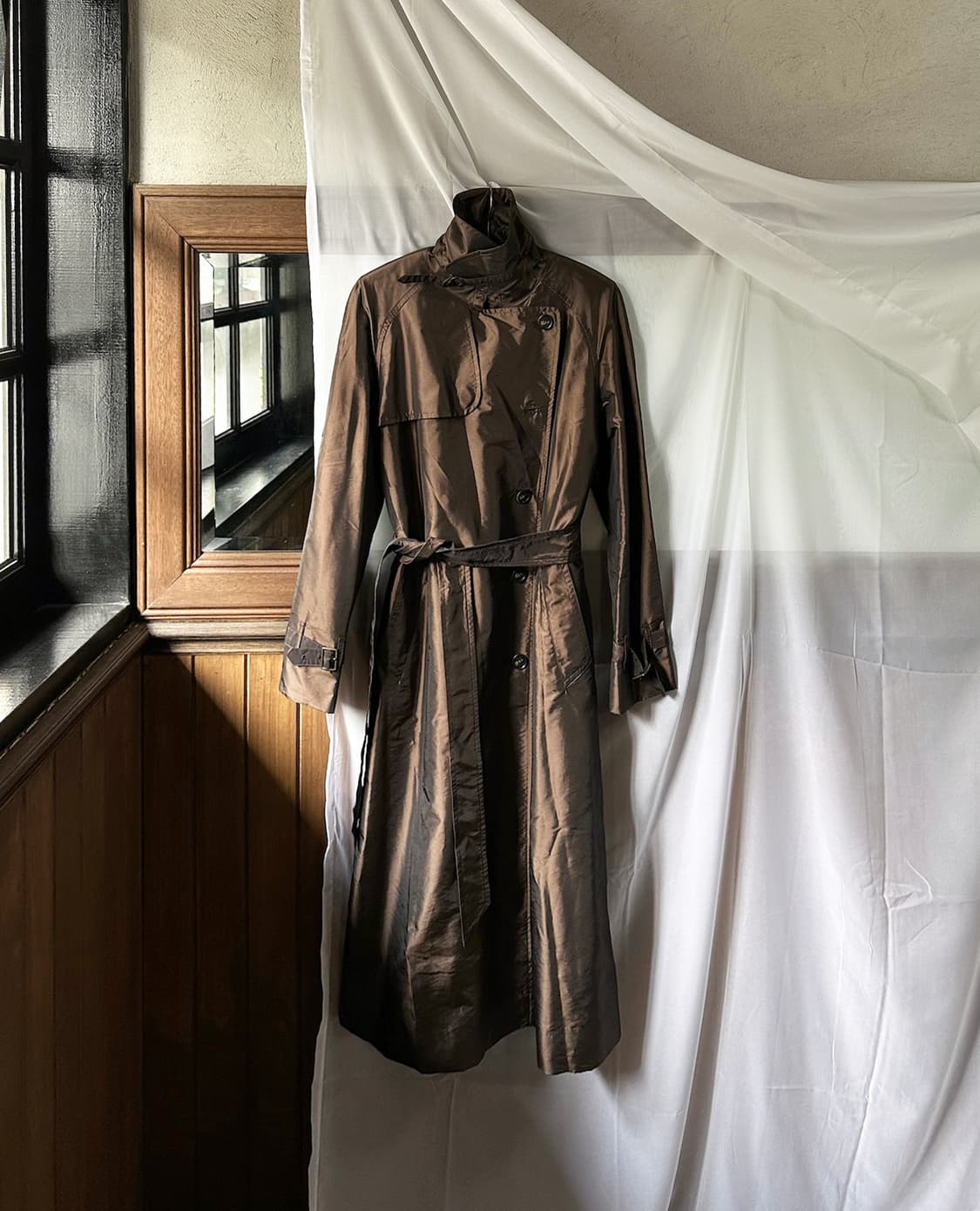 JPV nylon belted trench coat 상품이미지5