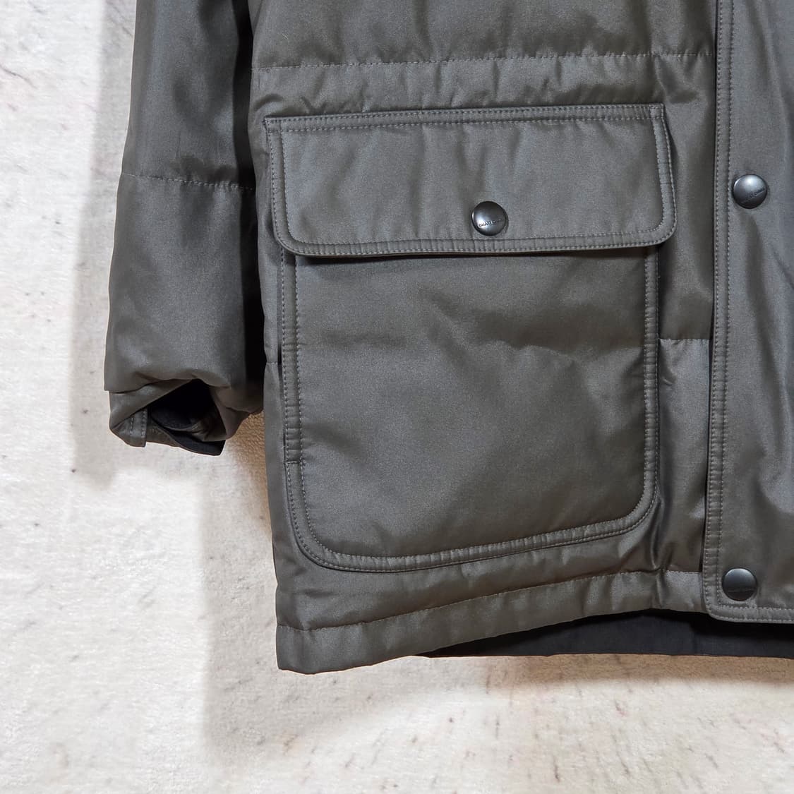 갤럭시 리버시블 블랙 구스다운 패딩 점퍼 상품이미지3