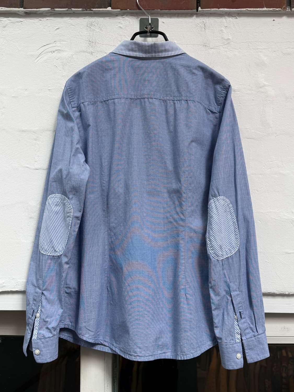 Tommy Hilfiger 블루 스트라이프 셔츠 우먼 M 상품이미지7