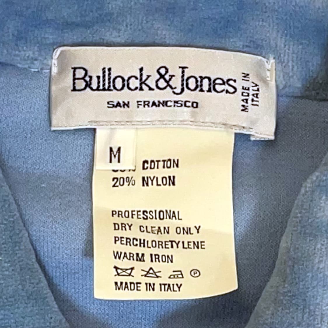 Bullock&Jones 벨루어 하프집업티셔츠 XL 상품이미지3