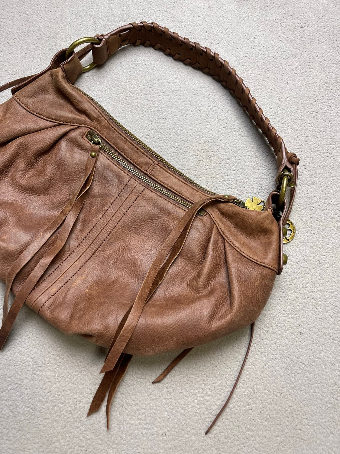 LUCKY BRAND 빈티지 양가죽 가방- 숄더백 상품이미지7