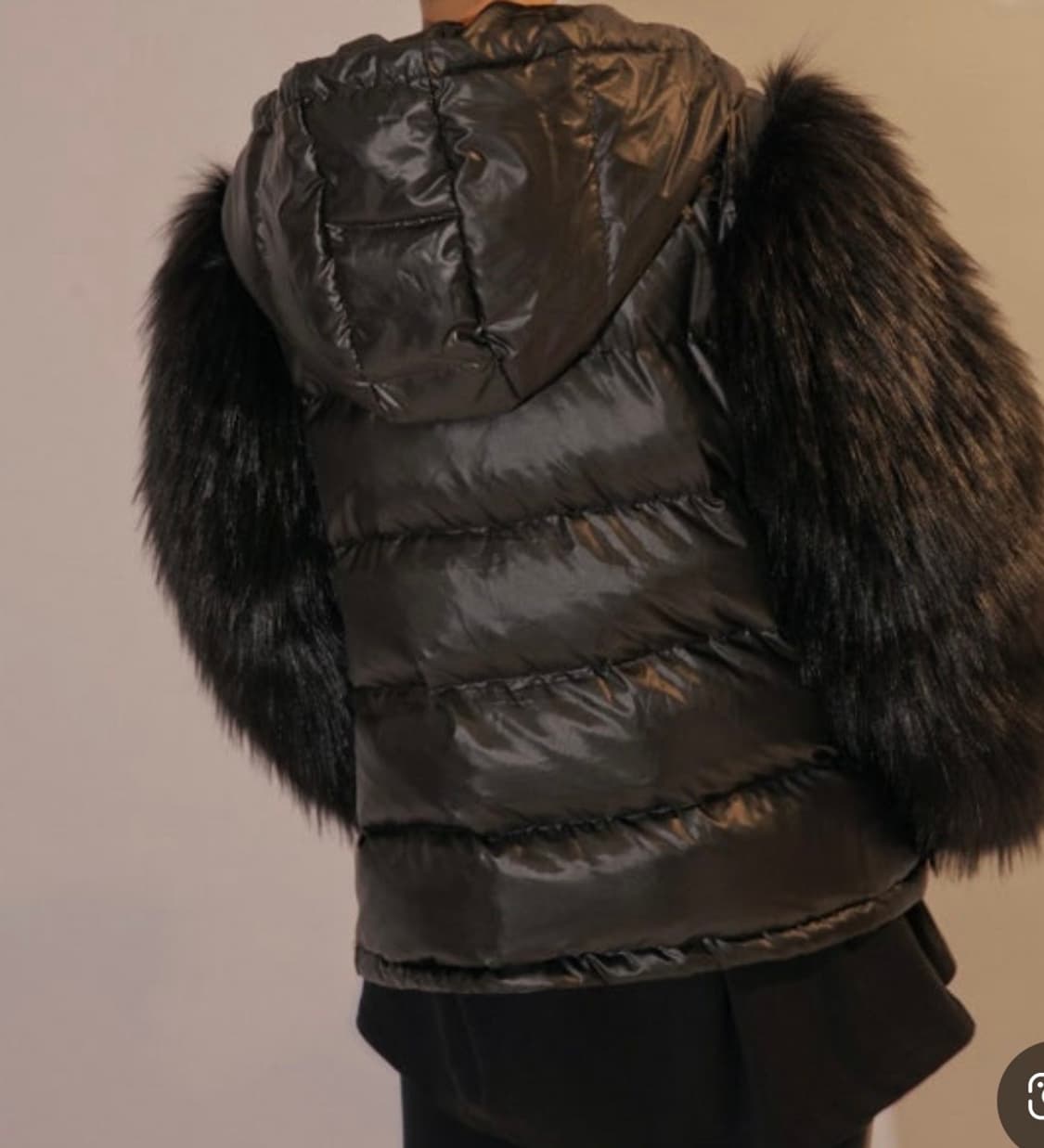 퍼소매 아노락 패딩 후드 상품이미지10